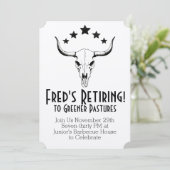 牛スカルウエスタンリタイアメントパーティー 招待状 (スタンド正面)