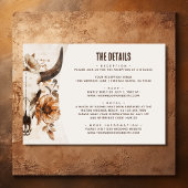 牛スカルフローラボホウェスタン結婚ズ詳細 エンクロージャーカード