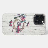 牛スカル及びロープケースメイトiPhoneケース iPhoneケース (裏面横)