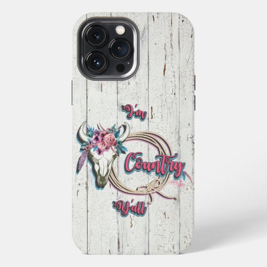 牛スカル及びロープケースメイトiPhoneケース iPhoneケース (裏面)