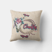 牛スカル及びロープ クッション (裏面)