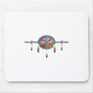 牛スカル マウスパッド