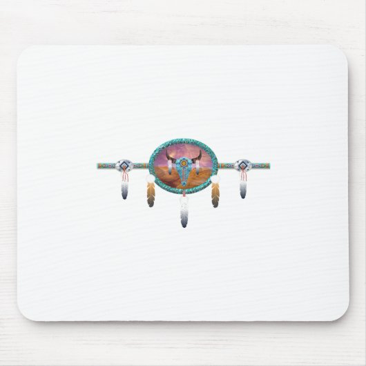 牛スカル マウスパッド (正面)