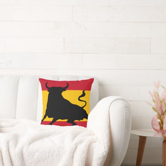 牛スペインのの旗 クッション (ソファ)