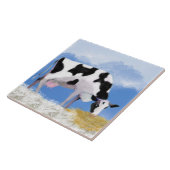 牛セラミックタイル(6"正方形) タイル (側面)