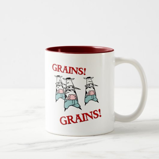 牛ゾンビ ツートーンマグカップ (右)