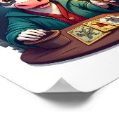 牛タロットの恐怖 ポスター (角)