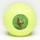 牛チキンファーム動物4ロビン テニスボール (裏面)
