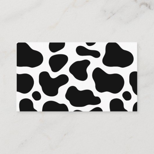 牛テーマベビーシャワーおむつラッフルチケット エンクロージャーカード (裏面)