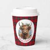 牛ハイランドクリスマス 紙コップ (裏面)
