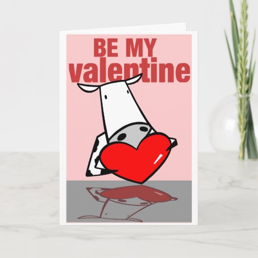 牛バレンタイン シーズンカード (正面)