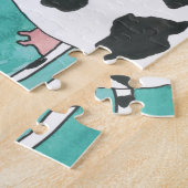 牛パズル ジグソーパズル (側面)