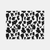 牛パターン毛布 フリースブランケット (正面(横))