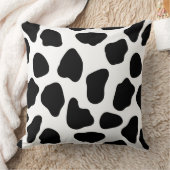 牛パターン クッション (ブランケット)