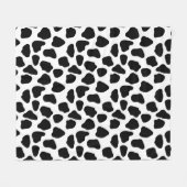 牛パターン フリースブランケット (正面(横))