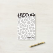 牛パターン ポストイット (デスク上)