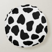牛パターン ラウンドクッション (裏面)