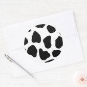 牛パターン ラウンドシール (封筒)