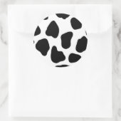 牛パターン ラウンドシール (バッグ)