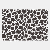 牛パターン ラッピングペーパーシート (正面)