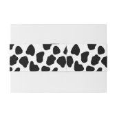 牛パターン 招待状ベリーバンド (裏面例)