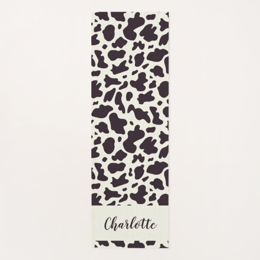 牛パーソナライズされたモダンプリントヨガマット ヨガマット (正面)