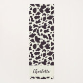 牛パーソナライズされたモダンプリントヨガマット ヨガマット (裏面)