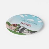 牛ピッグヒツオンチキンズファームアニマルファーム誕生日 ペーパープレート (アングル)