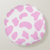 牛ピンク ラウンドクッション (裏面)