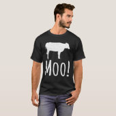 牛ファンにぴったりです モー Tシャツ (正面フル)