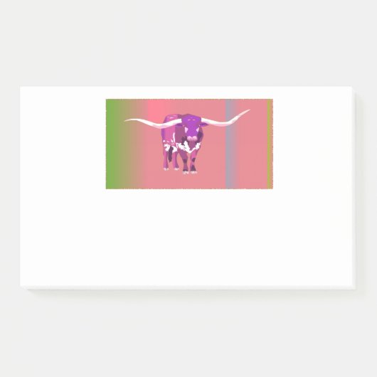 牛ファンキーのPost-Itノート ポストイット (正面)