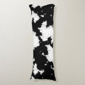 牛フェイクプリント白黒 ボディピロー (正面縦)