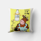 牛フローラ乳装飾用クッション クッション (裏面)