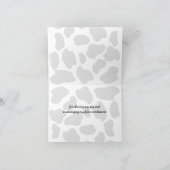 牛プリントありがとう サンキューカード (内部)