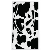 牛プリントのギフトバッグ-国または農場のパーティーのギフトバッグ スモールペーパーバッグ (正面)