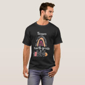 牛プリントのフォーグレチーム担任 Tシャツ (正面フル)