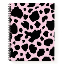 牛プリントオンプレジデントピンク