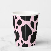 牛プリントオンプレジデントピンク 紙コップ (右)