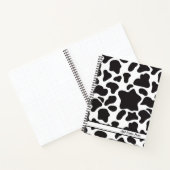 牛プリントスパイラルノート ノートブック (内部)