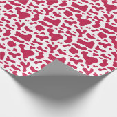 牛プリントタイヘッドバンド ラッピングペーパー (角)