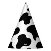 牛プリントパーティー帽子 パーティーハット (左)