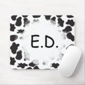 牛プリントマウスパッド マウスパッド (マウス)