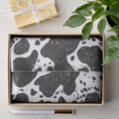 牛プリント付グリッター 薄葉紙 (ギフト)