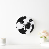 牛プリント壁時計 ラウンド壁時計 (ホーム)