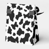 牛プリント女性のカーボーイカントリーファーム動物パーティー フェイバーボックス (裏面サイド)