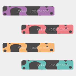 牛プリント学校給食名番号ラベル ラベル