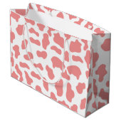 牛プリント抱き枕 ラージペーパーバッグ (裏面アングル)