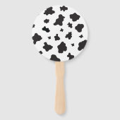 牛プリント白黒 ハンドファン (裏面)