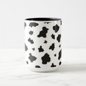 牛プリント白黒 マグカップ (中央)