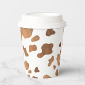 牛プリント誕生会 紙コップ (正面)